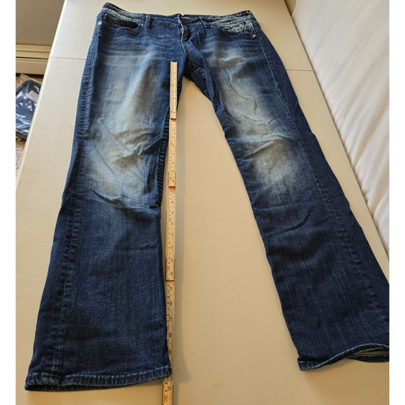 Vigoss The Chelsea Slim Boot Jeans Juniors Women's 15/16 Blue Dark Wash - Picture 15 of 16